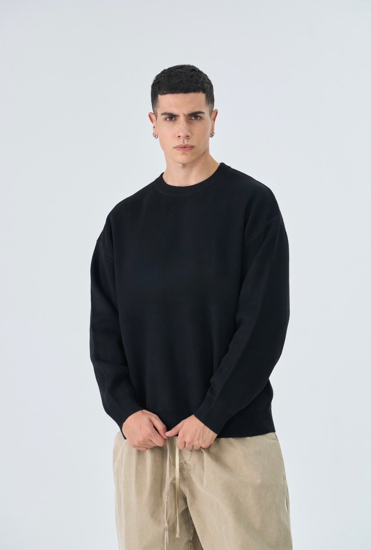 Pulover Brest Negru