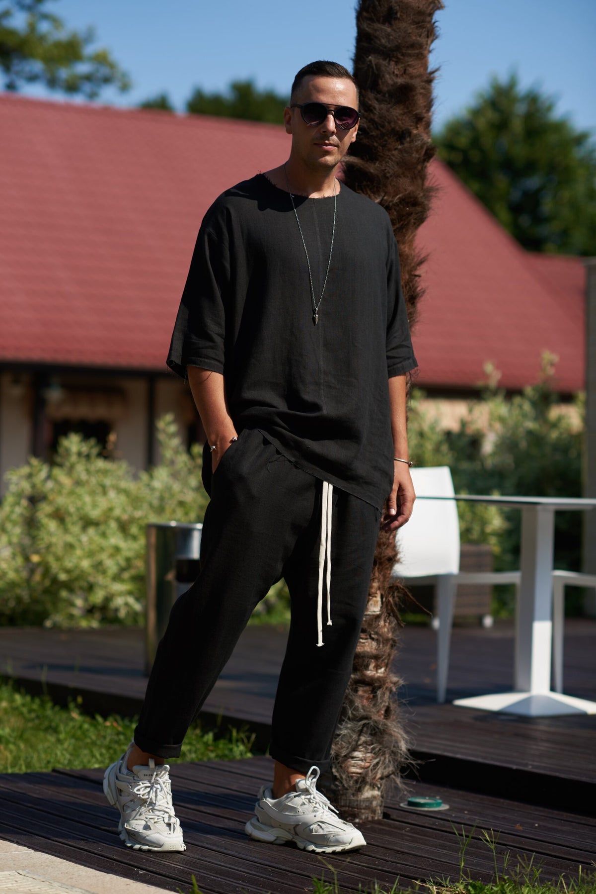 Set in Mykonos Negru