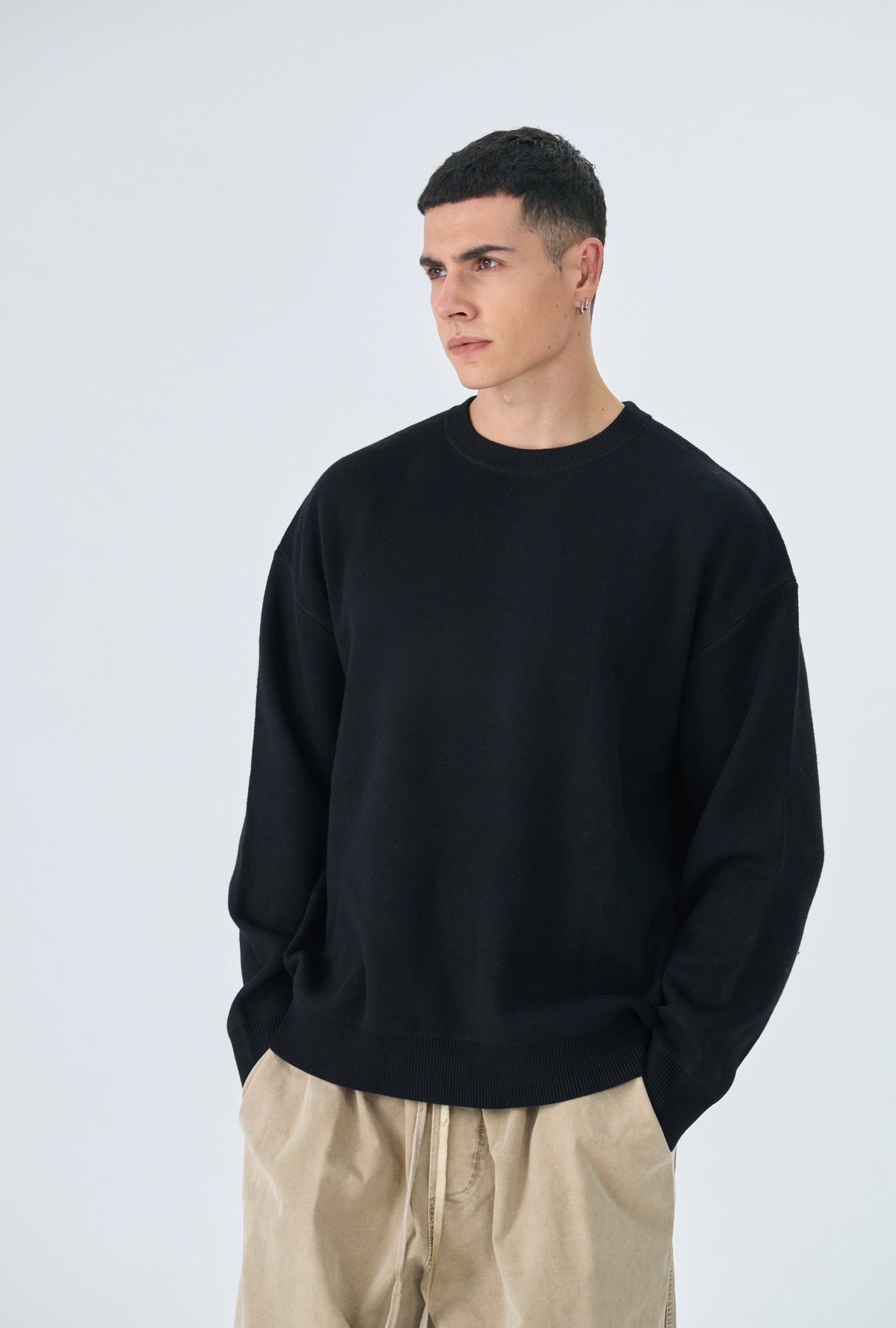 Pulover Brest Negru