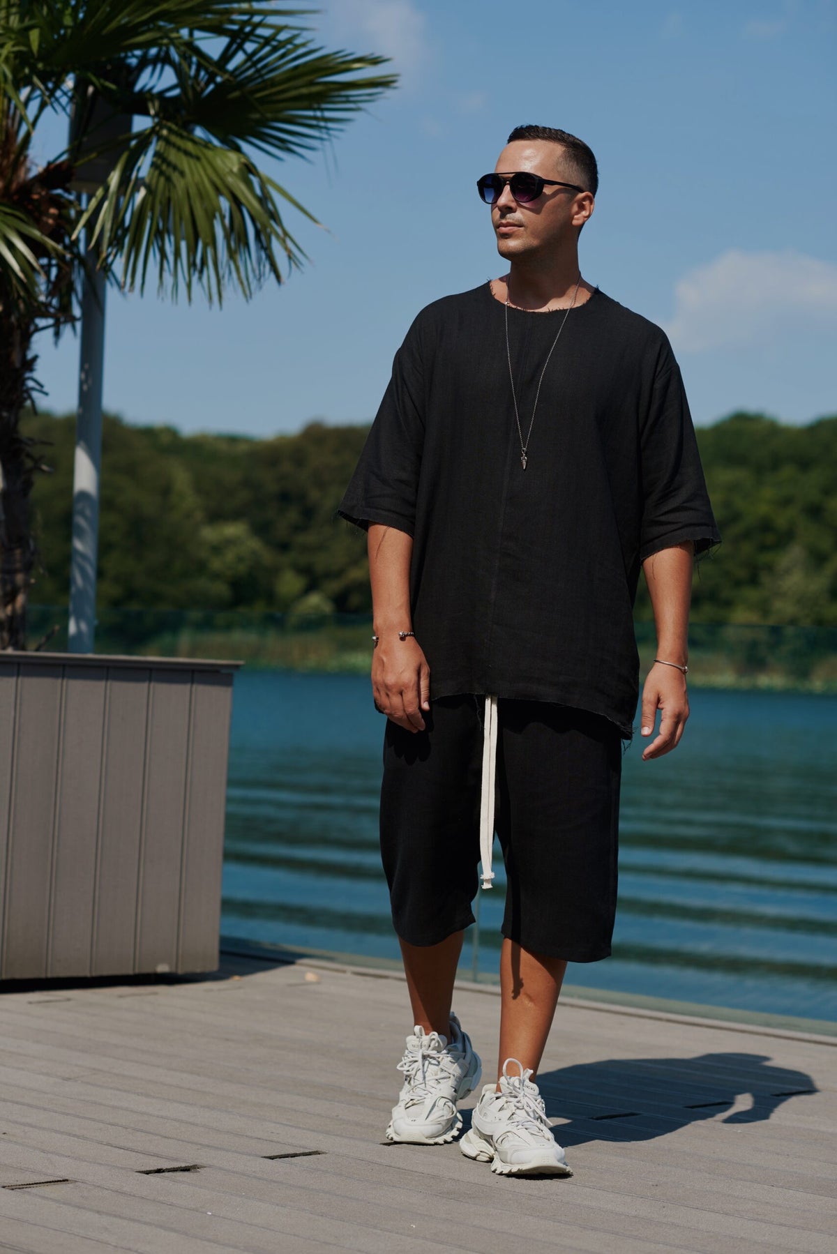 Set in Ibiza Negru